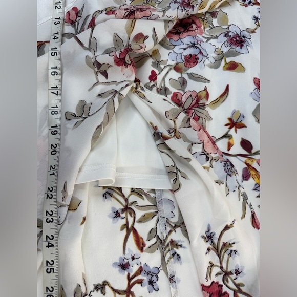 NWT Lulu’s My Favorite Day Ivory Hi Low Floral Dress Womens Size XS - Picture 11 of 16